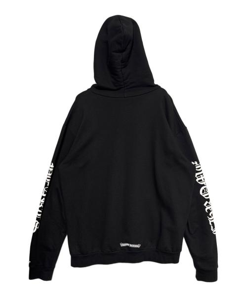 CHROME HEARTS（クロムハーツ）CHROME HEARTS (クロムハーツ) Vertical Logo Pullover Hoodie ブラック サイズ:Lの古着・服飾アイテム