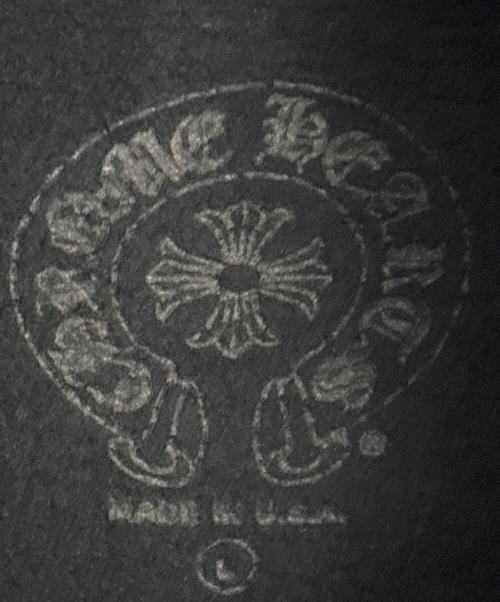 CHROME HEARTS（クロムハーツ）CHROME HEARTS (クロムハーツ) Vertical Logo Pullover Hoodie ブラック サイズ:Lの古着・服飾アイテム