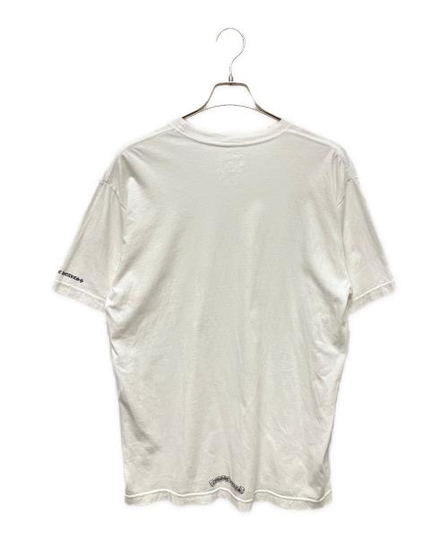 CHROME HEARTS（クロムハーツ）CHROME HEARTS (クロムハーツ) ネックロゴポケットTシャツ ホワイト サイズ:Lの古着・服飾アイテム