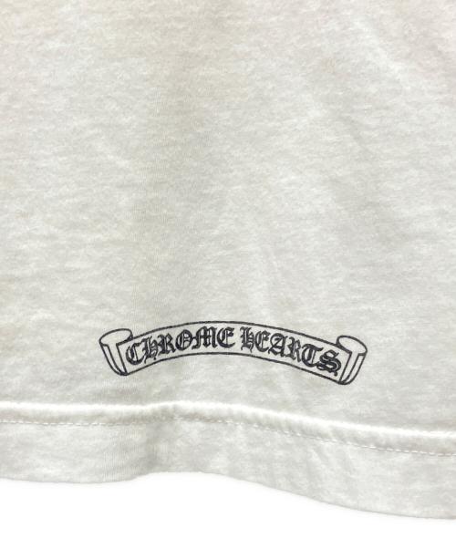 CHROME HEARTS（クロムハーツ）CHROME HEARTS (クロムハーツ) ネックロゴポケットTシャツ ホワイト サイズ:Lの古着・服飾アイテム