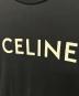 中古・古着 CELINE (セリーヌ) ロゴプリントTシャツ ブラック サイズ:L：45000円