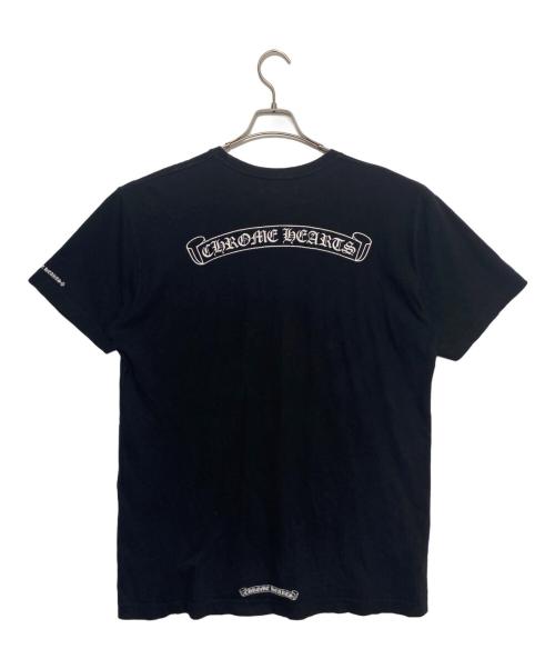 CHROME HEARTS（クロムハーツ）CHROME HEARTS (クロムハーツ) スクロールラベルポケットTシャツ ブラック サイズ:XLの古着・服飾アイテム