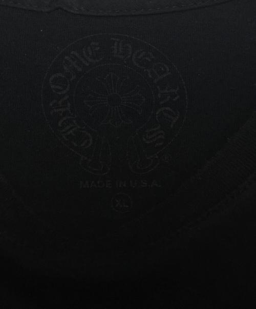 CHROME HEARTS（クロムハーツ）CHROME HEARTS (クロムハーツ) スクロールラベルポケットTシャツ ブラック サイズ:XLの古着・服飾アイテム