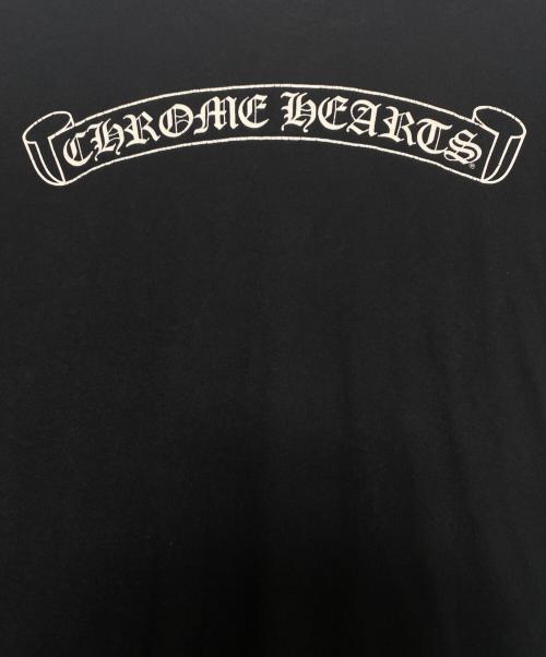 CHROME HEARTS（クロムハーツ）CHROME HEARTS (クロムハーツ) スクロールラベルポケットTシャツ ブラック サイズ:XLの古着・服飾アイテム