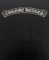 中古・古着 CHROME HEARTS (クロムハーツ) スクロールラベルポケットTシャツ ブラック サイズ:XL：65000円