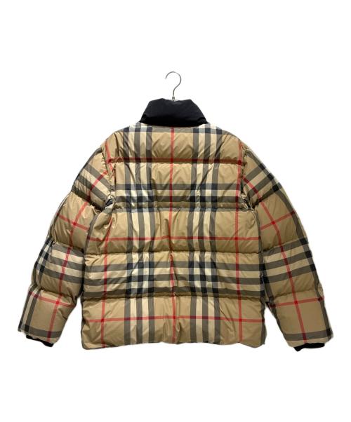 BURBERRY（バーバリー）BURBERRY (バーバリー) Nova Check Down Jacket/ノバチェックダウンジャケット ベージュ サイズ:Lの古着・服飾アイテム