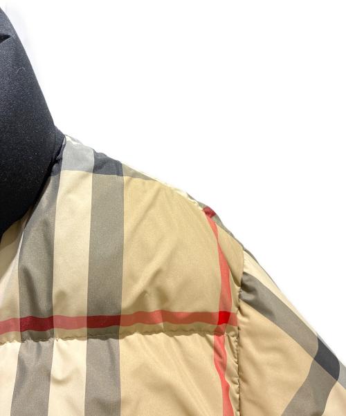 BURBERRY（バーバリー）BURBERRY (バーバリー) Nova Check Down Jacket/ノバチェックダウンジャケット ベージュ サイズ:Lの古着・服飾アイテム