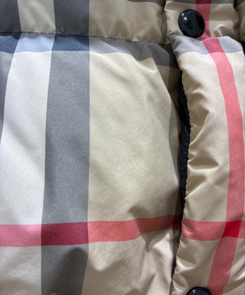 BURBERRY（バーバリー）BURBERRY (バーバリー) Nova Check Down Jacket/ノバチェックダウンジャケット ベージュ サイズ:Lの古着・服飾アイテム