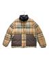 BURBERRY（バーバリー）の古着「Nova Check Down Jacket/ノバチェックダウンジャケット」｜ベージュ