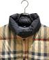 中古・古着 BURBERRY (バーバリー) Nova Check Down Jacket/ノバチェックダウンジャケット ベージュ サイズ:L：90000円
