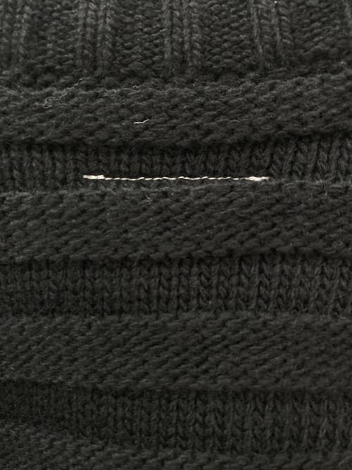 MM6 Maison Margiela（エムエムシックスメゾンマルジェラ）MM6 Maison Margiela (エムエムシックスメゾンマルジェラ) クロップドニット ブラック サイズ:Mの古着・服飾アイテム