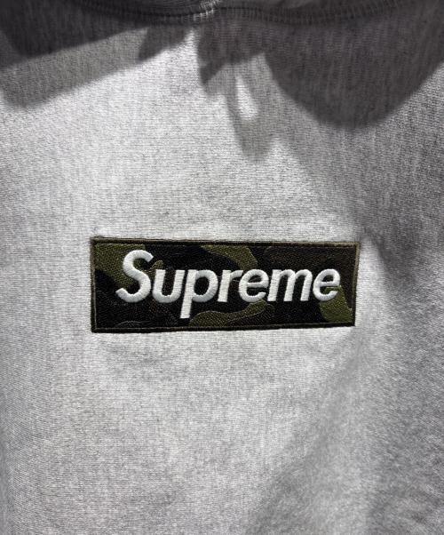 SUPREME（シュプリーム）Supreme (シュプリーム) Box Logo Hooded Sweatshirt グレー サイズ:Mの古着・服飾アイテム