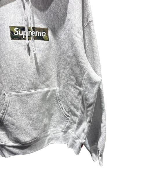 SUPREME（シュプリーム）Supreme (シュプリーム) Box Logo Hooded Sweatshirt グレー サイズ:Mの古着・服飾アイテム