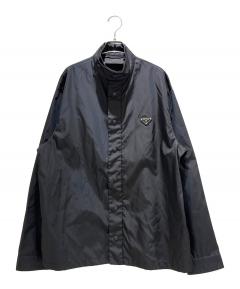 中古・古着通販】PRADA (プラダ) デニム ブルゾンジャケット ブラック