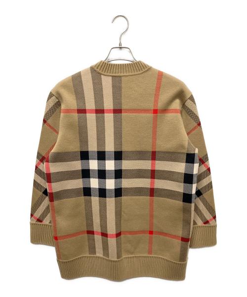BURBERRY（バーバリー）BURBERRY (バーバリー) ノバチェックニット ブラウン サイズ:XSの古着・服飾アイテム