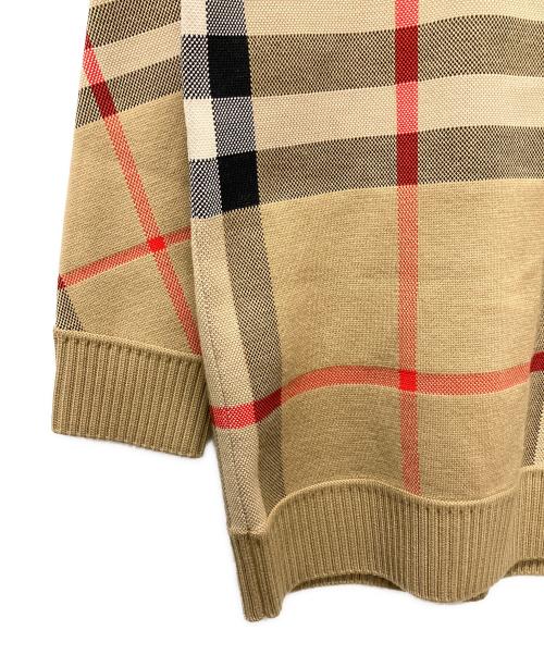BURBERRY（バーバリー）BURBERRY (バーバリー) ノバチェックニット ブラウン サイズ:XSの古着・服飾アイテム