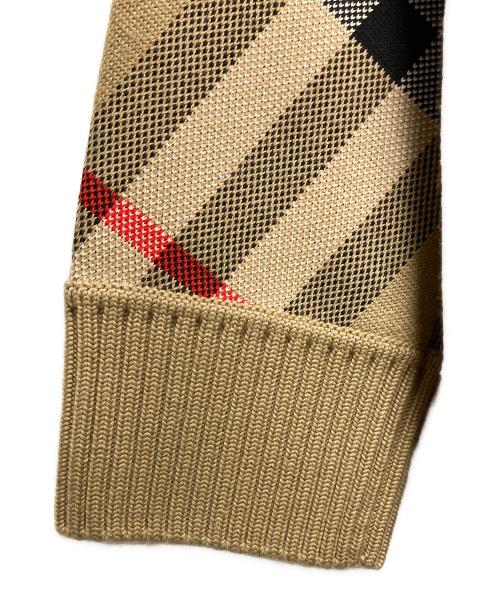 BURBERRY（バーバリー）BURBERRY (バーバリー) ノバチェックニット ブラウン サイズ:XSの古着・服飾アイテム