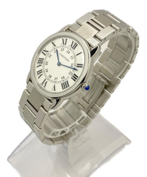 Cartier（カルティエ）Cartier (カルティエ) Rondo Solo LM ロンドソロ ドゥ カルティエ LM W6701005　 白文字盤 サイズ:LM/36mm/18㎝の古着・服飾アイテム