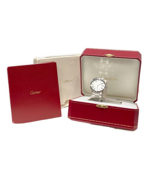 Cartier（カルティエ）Cartier (カルティエ) Rondo Solo LM ロンドソロ ドゥ カルティエ LM W6701005　 白文字盤 サイズ:LM/36mm/18㎝の古着・服飾アイテム
