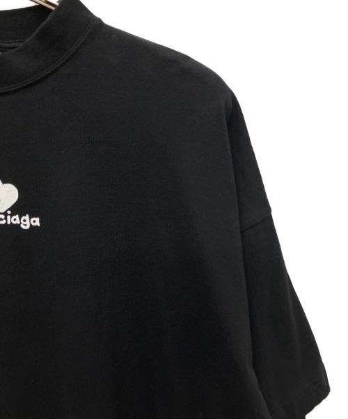 BALENCIAGA（バレンシアガ）BALENCIAGA (バレンシアガ) ロゴレイヤードTシャツ ブラック サイズ:3の古着・服飾アイテム