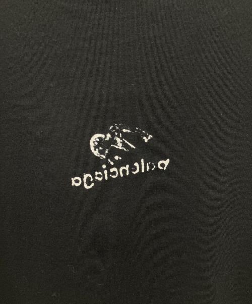 BALENCIAGA（バレンシアガ）BALENCIAGA (バレンシアガ) ロゴレイヤードTシャツ ブラック サイズ:3の古着・服飾アイテム
