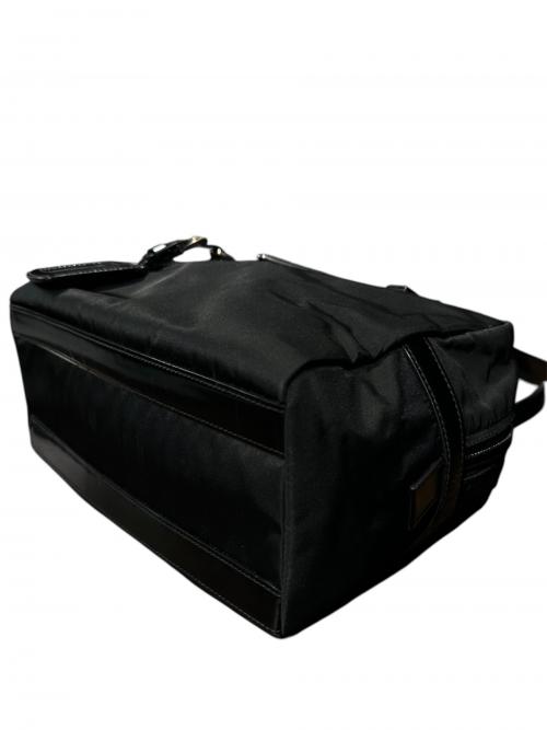 PRADA（プラダ）PRADA (プラダ) トライアングルロゴミニボストンバッグ BR3203 ブラック サイズ:mini/ミニの古着・服飾アイテム