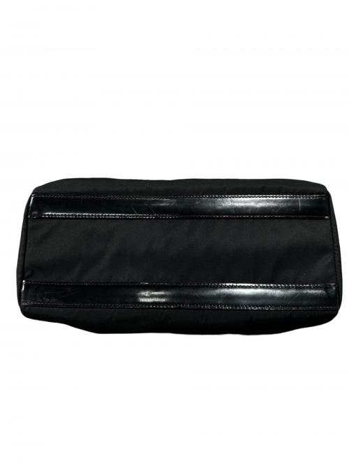 PRADA（プラダ）PRADA (プラダ) トライアングルロゴミニボストンバッグ BR3203 ブラック サイズ:mini/ミニの古着・服飾アイテム