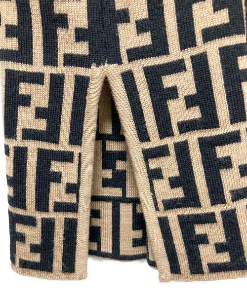 FENDI（フェンディ）FENDI (フェンディ) ズッカニット ブラウン サイズ:40の古着・服飾アイテム