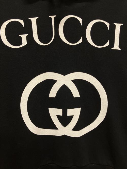 GUCCI（グッチ）GUCCI (グッチ) インターロッキングGパーカー 475374 X3Q25 ブラック サイズ:XSの古着・服飾アイテム