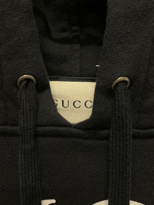 GUCCI（グッチ）GUCCI (グッチ) インターロッキングGパーカー 475374 X3Q25 ブラック サイズ:XSの古着・服飾アイテム