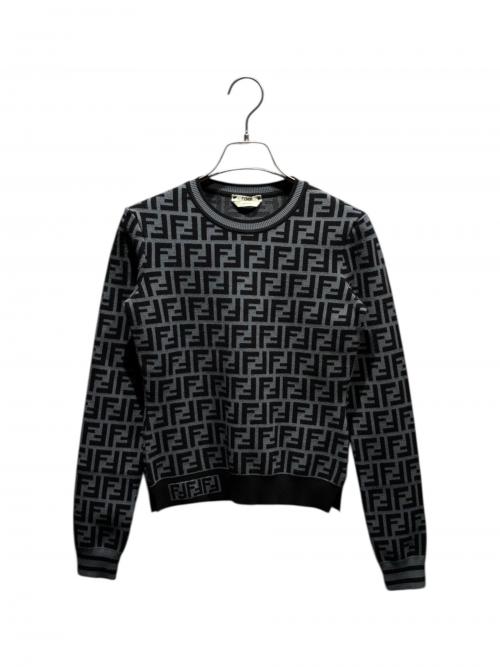 FENDI（フェンディ）FENDI (フェンディ) ズッカニット グレー サイズ:36の古着・服飾アイテム