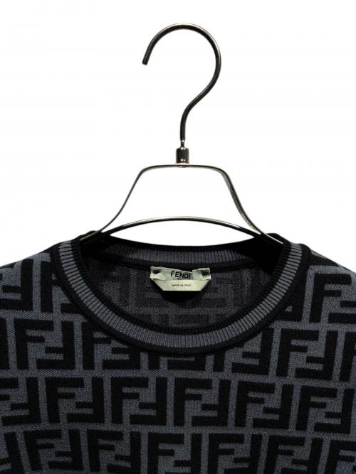 FENDI（フェンディ）FENDI (フェンディ) ズッカニット グレー サイズ:36の古着・服飾アイテム