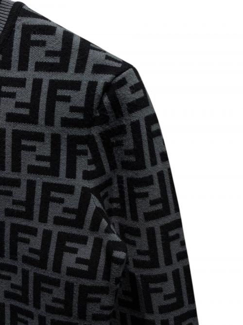 FENDI（フェンディ）FENDI (フェンディ) ズッカニット グレー サイズ:36の古着・服飾アイテム