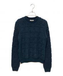FENDI（フェンディ）の古着「ズッカニット　FZY875 A9WF」｜グリーン