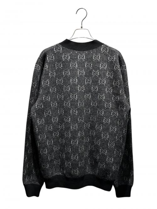 GUCCI（グッチ）GUCCI (グッチ) GGウールジャガードカーディガン グレー サイズ:Sの古着・服飾アイテム