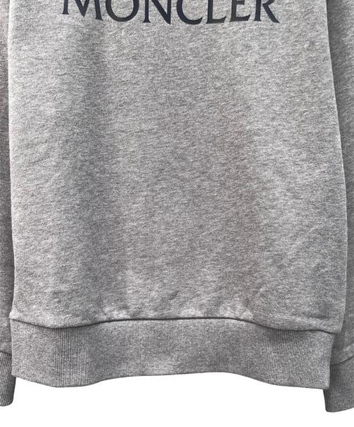 MONCLER（モンクレール）MONCLER (モンクレール) ロゴスウェット グレー サイズ:XSの古着・服飾アイテム