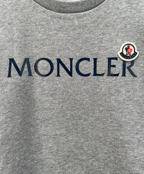 MONCLER（モンクレール）MONCLER (モンクレール) ロゴスウェット グレー サイズ:XSの古着・服飾アイテム