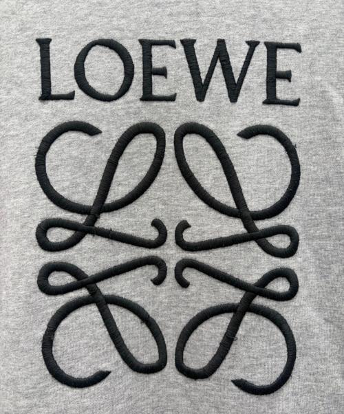 LOEWE（ロエベ）LOEWE (ロエベ) アナグラム刺繍ロゴスウェット グレー サイズ:Ｌの古着・服飾アイテム