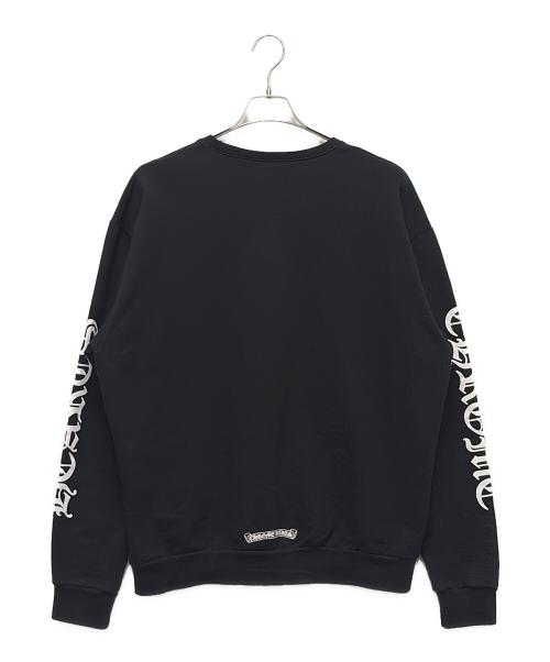 CHROME HEARTS（クロムハーツ）CHROME HEARTS (クロムハーツ) ネックロゴスウェット ブラック サイズ:Mの古着・服飾アイテム