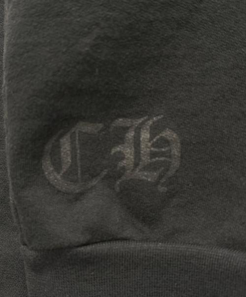 CHROME HEARTS（クロムハーツ）CHROME HEARTS (クロムハーツ) ネックロゴスウェット ブラック サイズ:Mの古着・服飾アイテム