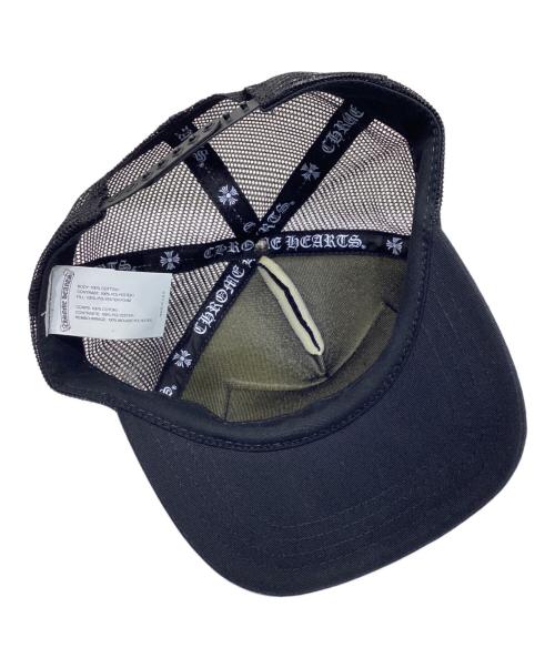 CHROME HEARTS（クロムハーツ）CHROME HEARTS (クロムハーツ) トラッカーキャップ　	040-026597 ブラックの古着・服飾アイテム