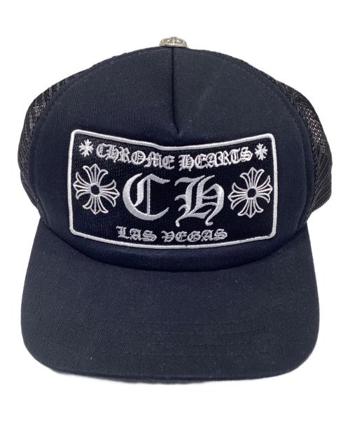 CHROME HEARTS（クロムハーツ）CHROME HEARTS (クロムハーツ) トラッカーキャップ　	040-026597 ブラックの古着・服飾アイテム