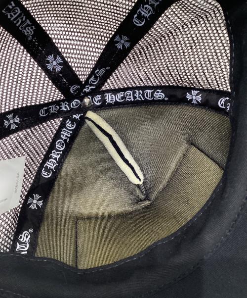 CHROME HEARTS（クロムハーツ）CHROME HEARTS (クロムハーツ) トラッカーキャップ　	040-026597 ブラックの古着・服飾アイテム