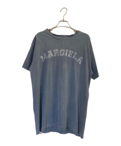 Maison Margiela（メゾンマルジェラ）Maison Margiela (メゾンマルジェラ) ロゴTシャツ スカイブルー サイズ:Sの古着・服飾アイテム