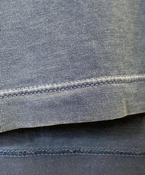 Maison Margiela（メゾンマルジェラ）Maison Margiela (メゾンマルジェラ) ロゴTシャツ スカイブルー サイズ:Sの古着・服飾アイテム