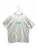 SUPREME×TIFFANY & Co.シュプリーム×ティファニー）の古着「BoxLogo Tee」｜ホワイト