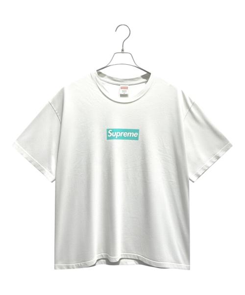 SUPREME（シュプリーム）SUPREME (シュプリーム) TIFFANY & Co. (ティファニー) Box Logo Tee ホワイト サイズ:XLの古着・服飾アイテム