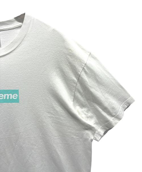 SUPREME（シュプリーム）SUPREME (シュプリーム) TIFFANY & Co. (ティファニー) Box Logo Tee ホワイト サイズ:XLの古着・服飾アイテム