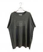Maison Margielaメゾンマルジェラ）の古着「ロゴTシャツ」｜グレー