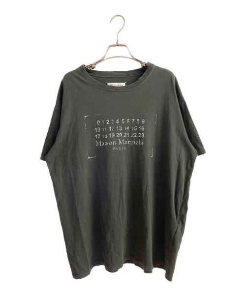 Maison Margiela（メゾンマルジェラ）Maison Margiela (メゾンマルジェラ) ロゴTシャツ グレー サイズ:Lの古着・服飾アイテム